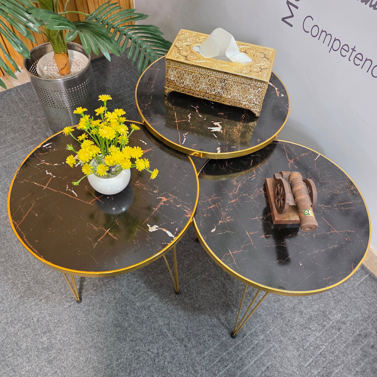 Black & White Coffee/Decor Table