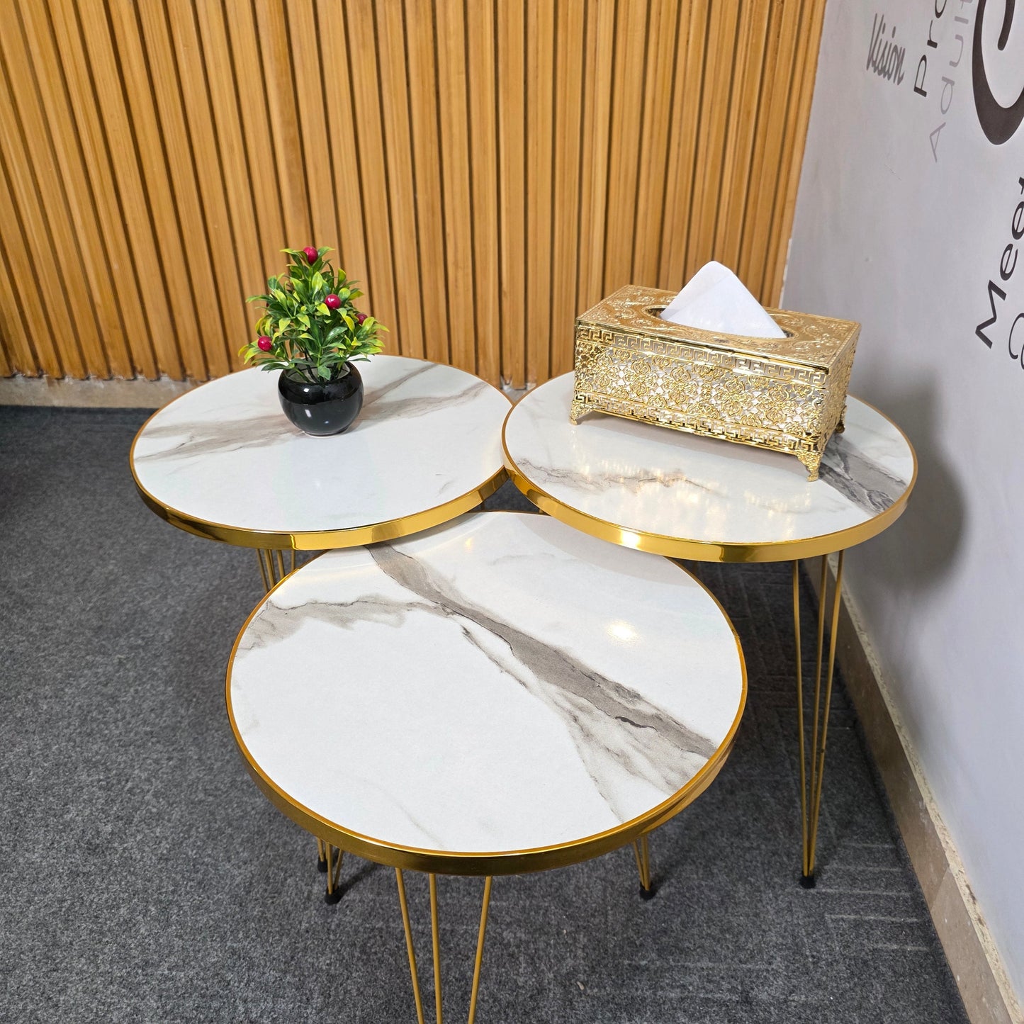 Black & White Coffee/Decor Table