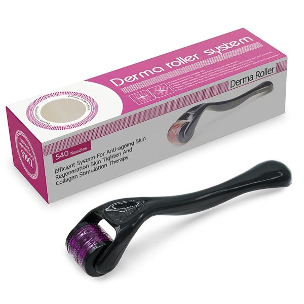 Derma Roller 0.5mm With 540 Micro Needle For Hair Growth And Facial Skin Therapy