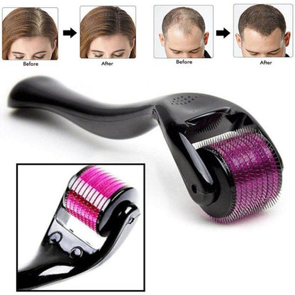 Derma Roller 0.5mm With 540 Micro Needle For Hair Growth And Facial Skin Therapy